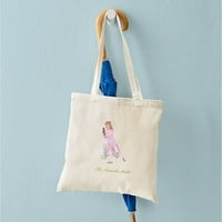 Cafepress - Клара и нейната чанта с топка за лешникотрошачката - Естествено платно чанта, платнена чанта за пазаруване