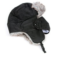 Шапки за блудки за жени мъже защита на шията сгъстяване на езда за възрастна шапка зима солидна и топла ветроустойчива шапки на открито