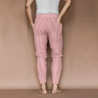 Мъжки панталони Ketyyh-Chn Classic Fit Phank Pants с джобове розово, 3XL
