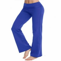 Капрези дами йога панталони твърди цветни гамаши с високи дъна на талията панталони за контрол