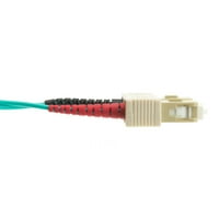 Gigabit Aqua Fiber Optic Cable, LC - SC, MultiMode, Duple 50, - метър