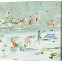 Summer Confetti II от Ема Скарви, Art на Canvas Wall, 24W 24h