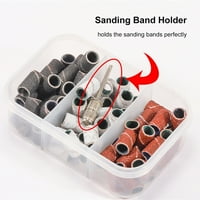 Aibecy Slanding Band Kit шлифоващи ленти за свредла за нокти с песъчинки незадължителни аксесоари за маникюр за нокти за салон за нокти за красота