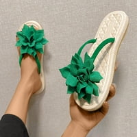 Чохлаващи за жени и мъже клирънс, нови летни плоско дъно женски обувки Леки цветя ежедневни чехли