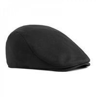 Мъже барети пролет есен зимен ветроустойчив улица Sboy Beret Hat Retro England Hat Men Hats Peaked Painter Caps Caps