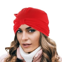 Fabiurt женска шапка за рак на шапката на шапка етническа бохемска флорална коса покритие за опаковане на тюрбан шапка с тюрбан за жени, а