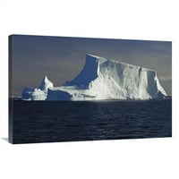 в. Табличен айсберг в пролива Брансфийлд, Антарктически полуостров Арт Печат - Гери Елис
