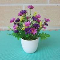 Hesroicy Articific Flower Potted Party Decor Пласт