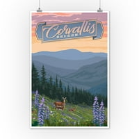 Корвалис, Орегон, Елен и пролетни цветя