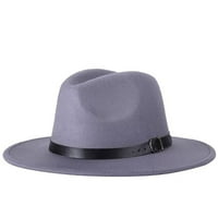 Федора шапка регулируем британски стил джаз шапка костюми за улични дрехи