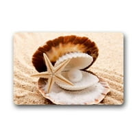 Winhome Sea Shell Seashell Clam Beach Doremat Floor Mats Килими на открито на закрито портиер размер