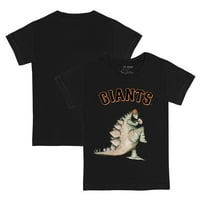 Малко дете мъничко черно-тениска на San Francisco Giants Stega тениска
