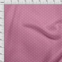 OneOone Silk Tabby Pink Fabric Retro Минимален железен шивателен материал от печат на двора широк