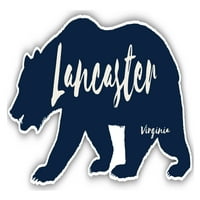 Lancaster Tennessee Souvenir Vinyl Decal Sticker Bear Design
