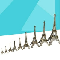 Art Crafts Paris Aiffel Tower Модел орнаменти Фигурина Метална статуя Пътуване Сувенири Домашни декорации