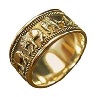 Wozhidaoke пръстени за жени сплав elepahnt пръстен много размери за избор на пръстени Подарък за жени и мъже Модни бижута Специални подаръци Подаръци Подаръци за жени