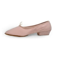 Tenmi Unise Party Light Dance Shoe Soft Round Toe Pumps Kids Ballet Casual Slip on Pink- 12c