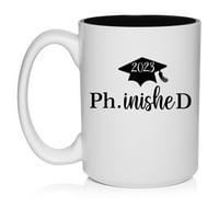 Докторски завършен доктор по философия Забавен клас на завършване на керамична чаша чаша чай чаша подарък