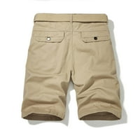 Cllios Мъжки товарни къси панталони плюс размер мулти джобове къси панталони на открито бойни къси панталони трайни туристически къси шорти